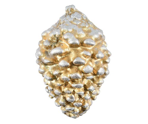 Bosco Dekoracja złota cementowa szyszka duża