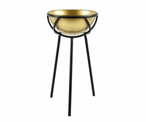 Gold line Złoty kwietnik na trójnogu 1B