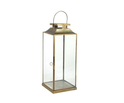 Gold line Lampion latarnia z uchwytem 2A
