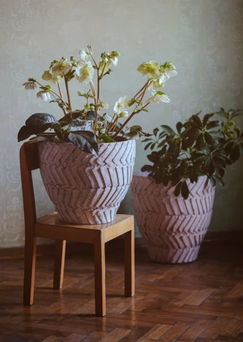 Grigio Old Osłonka pudrowy róż z geometrycznym wzorem, A