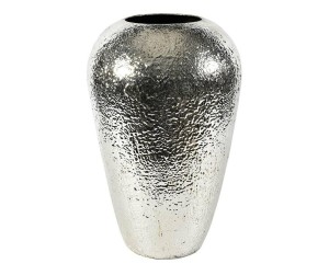 Deluxe Wazon metalowy dekoracyjny srebrny C
