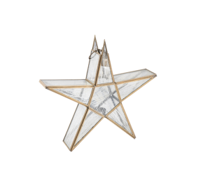 Gold line Lampion gwiazda 1B