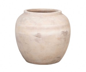 Garden old Donica pękata antique chocolate B