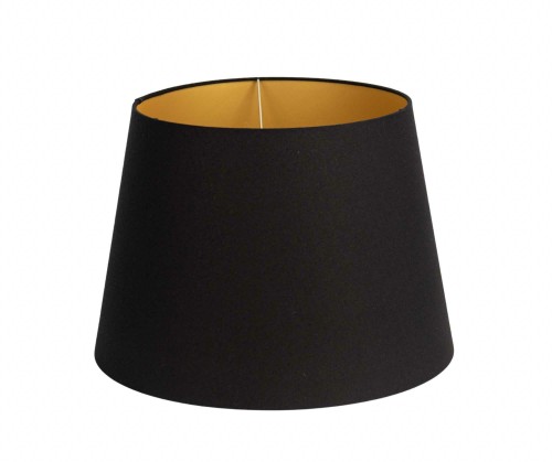 Abażur BK A40/30H28 Stożek Mirano czarny folia złota