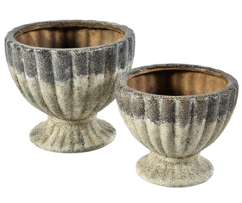 Antique blue Osłonka w kształcie pucharu, a