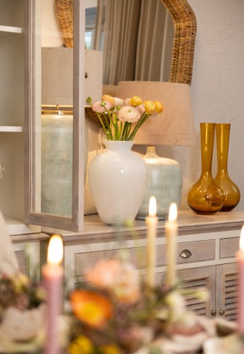 Szkło Wazon biały 1, M