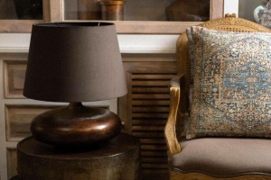 Barok old Lampa płaska 2 (podstawa bez abażuru)