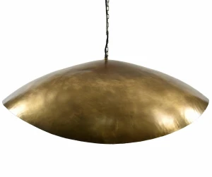 Modern gold Lampa sufitowa duża złota metal