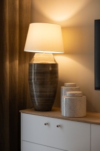 Modern chocolate Lampa smukła (podstawa bez abażuru)