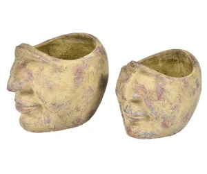 Lill Osłonka z terakoty w kształcie głowy, B (mniejsza)