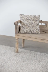 EcoEtno Dywan wełniano bawełniany, jasny duży, gruby splot