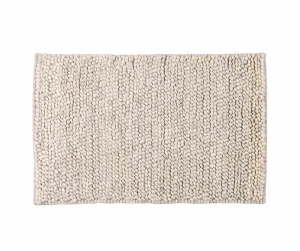 EcoEtno Dywan wełniano bawełniany, jasny mały, gruby splot