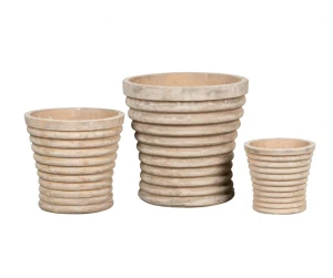 Garden old Donica prążki white kpl. 3 szt.