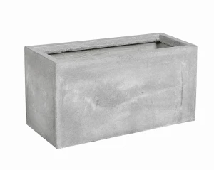 Grigio Korytko prostokątne C, duża osłonka cementowa