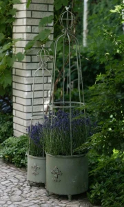 Garden green Osłonka z trejażem kpl. 2 szt.