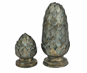 Barok Old Karczoch mały, metalowa dekoracja