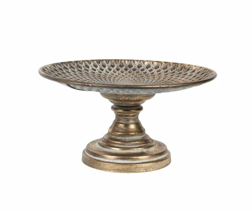 Barok Old Patera dekoracyjna złota