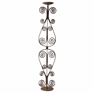 Antique Świecznik metal