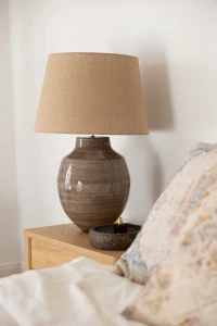 Modern chocolate Lampa pękata (podstawa bez abażuru)