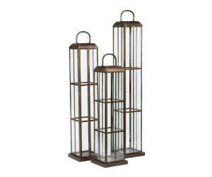 Barok old Lampion szklany B