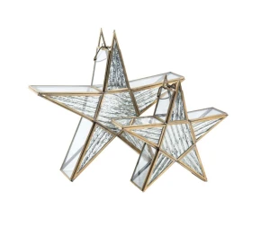 Gold line Lampion gwiazda 2B