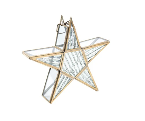 Gold line Lampion gwiazda 2B