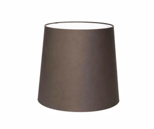 Abażur BK A55/45H50 Stożek Victoria plusz brąz folia biała