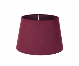 Abażur BK A44/H29 Stożek Plusz bordo folia transparentna